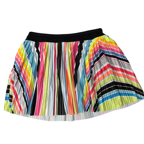 Lucky In Love Pleated Skort Small Multicolor Spectrum Colorful Tennis Pickleball - Picture 1 of 9